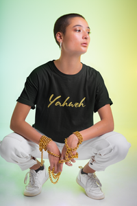 Yahweh Unisex Gold Lettered-T-shirt