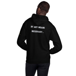 Malcolm X Inspired "By Any Means" Civil Rights Movement Unisex Hoodie