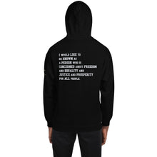 Rosa Parks Inspired "I Would Like To Be Known" Civil Rights Movement Unisex Hoodie