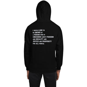 Rosa Parks Inspired "I Would Like To Be Known" Civil Rights Movement Unisex Hoodie