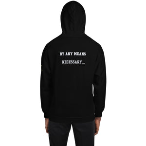 Malcolm X Inspired "By Any Means" Civil Rights Movement Unisex Hoodie