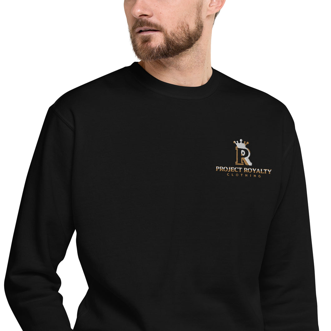 Project Royalty Embroidered Unisex Premium Sweatshirt