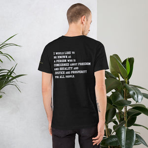 Rosa Parks Inspired "I Would Like To Be Known" Civil Rights Movement T-shirt