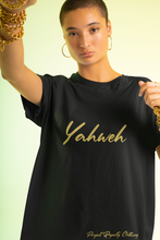 Yahweh Unisex Gold Lettered-T-shirt