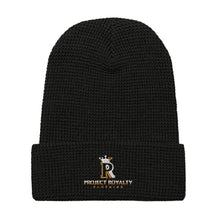 Project Royalty Embroidered Waffle Beanie